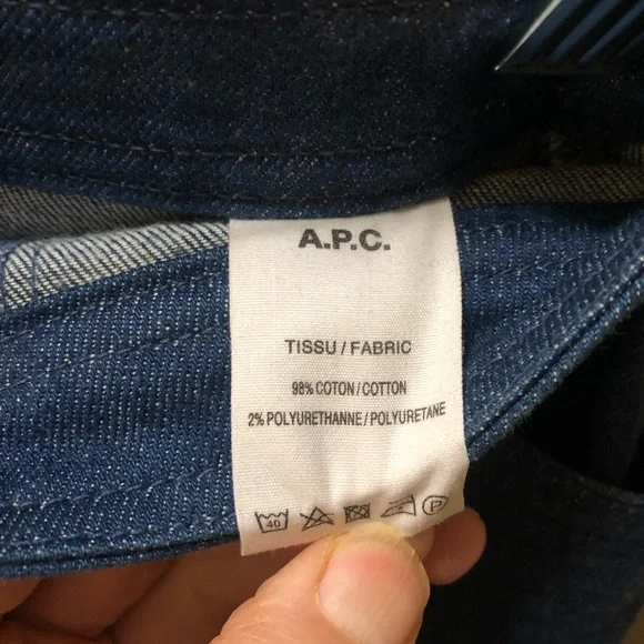 A.P.C. Denim Skirt EU Sz 36/ US Sz 4 - Picture 5 of 8